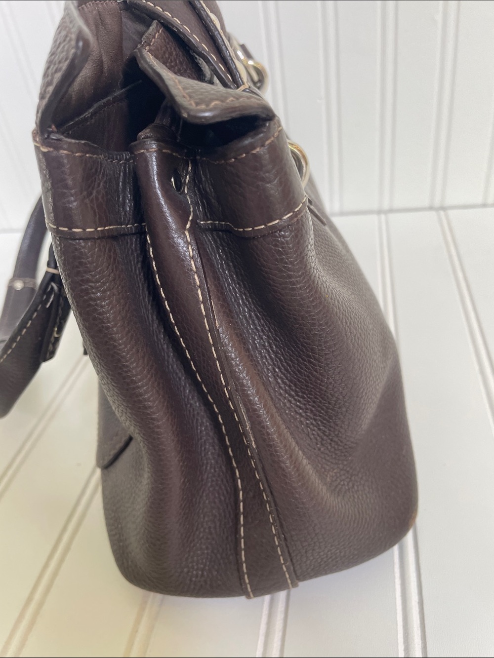 Coach Vintage Y2K Penelope Chocolate Brown Pebbled Leather bag - Picture 7 of 16